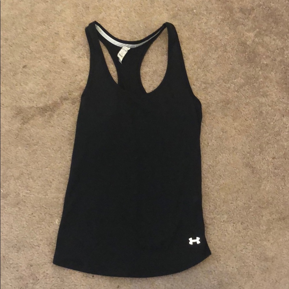 Under Armour HeatGear Run Black Tank Top - Picture 4 of 5